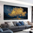 Wall Art For Living Room Gold Tree Of Life Landscape Print Painting Modern Canvas Art Wall Decor Prints Abstract Wall Decor Picture For Bedroom Apartment Office Wall Artwork Can Be Hung 24"X48" by CozyNest Decor