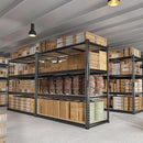 REIBII 48" W Garage Shelving Heavy Duty 2550 LBS Storage Shelves 4 Tier Heavy Duty Shelving, Adjustable Metal Shelves, Industrial Shelf for Garage, Warehouse, Pantry, 48" W x 60" H x 24" D by CozyNest Decor