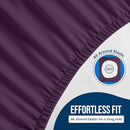 Utopia Bedding Waterproof Mattress Protector Twin Size, Premium Terry Mattress Cover 200 GSM, Breathable, Fitted Style with Stretchable Pockets (Purple) by TinyTreasures Baby Boutique