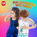 Twins Kaleidoscope Kit for Kids, FunKidz DIY Kaleidoscope Making Craft Kit with Prism Gift Optical Illusion Science Experiment Educational STEM Toy by TinyTreasures Baby Boutique