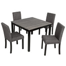 Modern Dining Table Set With Upholstered Chairs For Dining Room by Unique Piece Furniture