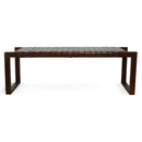 Christina - Bench - Cognac / Dark Brown / Tan