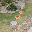 Outdoor Garden Decor Stepping Stones - Outside Garden Yard Decorative Stones Gifts for Women Garden Decor for Outside 10x10x0.75 Inch Cynkeyee by CozyNest Decor