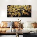 Modern Wall Art Nature Canvas Art Wall Decor Abstract Wall Decor Prints Painting Gold Tree Botanical Abstract Wall Art Picture For Bedroom Living Room Dining Room Home Office Artwork 24"×48" by CozyNest Decor