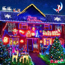 KNONEW 600ft 1500 LED Christmas String Lights Outdoor 8 Modes & Timer Fairy Light Plug in Waterproof for Xmas Yard Tree Wedding Party Holiday Decorations (Blue and White) by GreenHaven Gardens