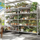 REIBII 70" W Wire Shelving Load 1500LBS, Metal Shelving 5-Tier Storage Shelves Metal Shelves for Storage Adjustable Shelving Rack for Pantry Kitchen Commercial School 70" W*15.8" D*72.4" H,Chrome by CozyNest Decor