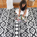Cushmat Stylish Reversible Foam Play Mat (Large, Crystals - Black Grey) - Soft, Waterproof, Durable Play mat for Infants, Babies, Toddler, Kids & Grownup - 6.5ft x 4.5ft by TinyTreasures Baby Boutique