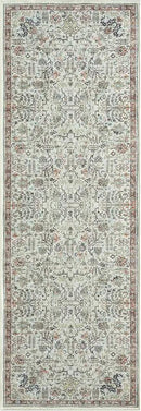 Keen Home Design 2x12 Rug - Machine Washable Runner Rug with Non-Slip Backing, Ideal for Hallway, Entryway, Kitchen, Laundry Room - Vintage, Easy Clean, Durable, Low Pile - (2'6" x 12') by CozyNest Decor