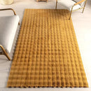 nuLOOM Jeni Checkered 2'6" x 8' Machine Washable Runner Rug for Living Room Bedroom Dining Room Entryway Hallway Kitchen, Gold by CozyNest Decor