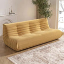 Big Bean Bag Chairs for Adults, 3 Seater Large Bean Bag Chair Sofa, Fireside Chair Lazy Sofa Chair with High Density Comfortable Foam, Modern Bean Bag for Living Room, Bedroom, Office (Yellow) by CozyNest Decor