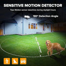 UME 2 Pack 5500LM LED Security Lights Motion Sensor Light Outdoor, 49W, 5000K Daylight, IP65 Waterproof, Dusk to Dawn, 3 Head Motion Detected Flood Light for Garage, Yard, Porch (Black) by GreenHaven Gardens