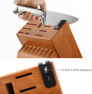 McCook® Kitchen Knife Sets,German Stainless Steel Knives Block Set with Built-in Sharpener by CozyNest Decor