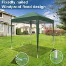 Outvita 6.5x6.5ft Pop Up Canopy Tent, Outdoor Instant Shelter Folding Canopy with Carry Bag for Commercial Events, Party, Backyard BBQ, Camping Green by GreenHaven Gardens