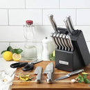 McCook® Knife Sets, German Stainless Steel Knife Block Sets with Built-in Sharpener by CozyNest Decor