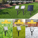 Solar Spot Lights Outdoor, 20 LED IP65 Waterproof Solar Landscape Lights, Dusk-to-Dawn 3000K Warm White Outdoor Light for Yard Garden Driveway Porch Walkway, 4-in-1 by GreenHaven Gardens