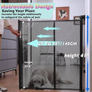 Retractable Baby Gates for Stairs, 55" Wide Baby Gate Dog Gate, 41" Tall Retractable Pet Gate for Doorways, Child Safety Gates Mesh Gate with Fiberglass Rods for Stairways, Hallways, Indoor/Outdoor by TinyTreasures Baby Boutique