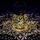 2 Pack Outdoor Solar Hanging Lantern Light LED Decorative Christmas Light for Garden Patio Courtyard Lawn and Tabletop with Hollowed-Out Design. Unique Gardening Gifts for Women. by GreenHaven Gardens