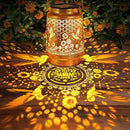 Hummingbird Solar Lanterns Outdoor Garden Decor, Birthday Gifts for Women Mom Grandma Hanging Metal Solar Lights Waterproof Decoration LED Lantern with Shepherd Hook for Outside Garden Yard Patio Lawn by GreenHaven Gardens