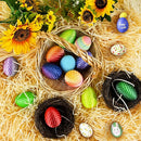 12PCS 3D Dragon Eggs with Dragon Inside, Easter Basket Stuffers Mini Easter Egg Set Articulated Unique Easter Basket Essentials for Adults Kids by TinyTreasures Baby Boutique