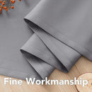 H.VERSAILTEX Three Pass Microfiber Blackout Thermal Insulated Grommet Panels Window Curtains/Drapes (Set of 2,52 x 96 Inch,Dove Gray) by CozyNest Decor