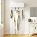 Entryway Wall Coat Rack Wall Mounted Coat Clothes Rack by LJGDeals