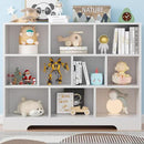 Book Shelf, 10 Cubes Storage Organizer, 3-Tier Open Shelf Wooden Bookcase, Freestanding White Bookshelf Cube Shelf for Bedroom, Living Room by CozyNest Decor