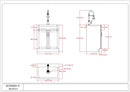 Hennessy - Deluxe Laundry Cabinet With Faucet And Stainless Steel Sink by HouseOfZazla