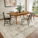 Washable Area Rugs for Living Room: 10x14 Bedroom Area Rugs Boho Vintage Rugs Stain Resistant Non Slip Low Pile Soft Lightweight Carpet for Kitchen Dining Room Farmhouse Nursery Kids Room Home Office by TinyTreasures Baby Boutique