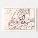 Vintage Map of the Battle of Vimeira, 1808