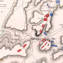 Vintage Map of the Battle of Vimeira, 1808