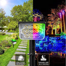 T-SUNUS Christmas Solar Spot Lights Outdoor Color Changing 4 Pack, IP65 Waterproof Solar Landscape Spotlights Garden Pond Lights, 2-in-1 RGB Lighting for Yard Pathway Driveway Walkway Tree Halloween by GreenHaven Gardens