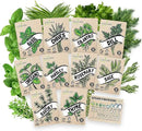 Culinary Herb Seeds Variety Pack: 10 Spice Herbs, Hydroponic Garden Indoors, Heirloom Planting Basil, Parsley, Sage, Thyme, Rosemary, Cilantro, Chives Dill Oregano, Summer Savory by Sustainable Sprout by GreenHaven Gardens