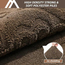 COSY HOMEER-Door-Mat-Non-Slip-Entryway-Rug 32”x48” Absorbent Welcome Mats Washable Dirt Trapper Door Mat Entrance Floor Mats for Front Back Doormats and Wet Shoes,Brown by CozyNest Decor