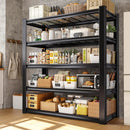 REIBII 3010LBS Storage Shelves 72" H Garage Shelving Heavy Duty Metal Shelving 5 Tier Adjustable Metal Shelves for Storage for Kitchen Pantry Warehouse Basement 72" H x 35.5" W x 16" D, 4 Pack by GreenHaven Gardens