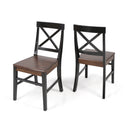 Plethora - Dining Chair With X Shaped Back (Set of 2) by HouseOfZazla
