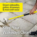 Spear Head Hoe Garden Tool - Long Handle Hoe with 59" Fiberglass Handle, 2 Cushioned Grips, & Stainless Steel Blade with Sharpened Edges & Rake - Multipurpose Garden Hoe for Weeding & More (Yellow) by GreenHaven Gardens