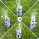 Solar Lights Garden Statue Cat by GreenHaven Gardens