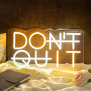 Don't Quit LED Neon Sign for Wall Decor, DO IT Neon Lights Party Decorations, USB Powered Switch Neon Lights lighting adjustable for Office Room, Gym Room, Man Cave, Gamer Room by CozyNest Decor