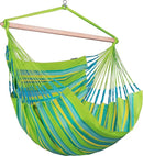 LA SIESTA® XL King Domingo Hammock Chair Swing & Tree Mount Kit - Suspension Kit for Trees Beams Posts - Weatherproof, Outdoor Indoor Hammock Swing - Hanging Chair for Bedroom Patio - Lime by GreenHaven Gardens
