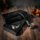 Pipe Whiskey Chillers Gentlemen Pipe Set Of 2 By Stainless Steel Whiskey Stones Rock by The Wine Savant