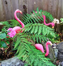 GiftExpress Pink Flamingos Yard Decorations - 6 Pack Small 14" Tall Plastic Flamingo Statue w/Metal Stakes - Flamingo Lawn Ornaments & Garden Decor for Outdoor Parties by GreenHaven Gardens