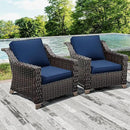 Joyside Wicker Patio Chairs Set of 2, Outdoor Rattan Furniture with Wide Armrest and Thick Cushions, Upgraded Large Size for Backyard, Garden, Poolside by GreenHaven Gardens