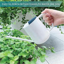 Metal Watering Can for Indoor Houseplants Outdoor Garden Long Sprout Water Can for Succulents Herb Bonsai Modern Garden Tool 33.8oz/1000ml (Brilliant White) by GreenHaven Gardens