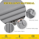 NICETOWN Bedroom Blackout Curtains & Drapes - Energy Saving Thermal Insulated Solid Grommet Light Blocking Window Treatments Privacy Room Divider for Living Room (2 Panels, Silver Grey, W66 x L102) by TinyTreasures Baby Boutique