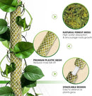 DUSPRO Stackable Mesh Moss Pole for Plants Monstera Potted Plant Stakes for Indoor Plants Extendable Plant Pole Moss Sticks for Plants Climbing Vine Supporting Monstera Trellis 4Pack 71'' by GreenHaven Gardens