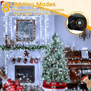 Ollny Outdoor String Lights 200LED 60FT, Cool White Connectable Plug in Fairy Light, 8 Modes Waterproof Timer Christmas Lights for Indoor Outside Bedroom House Party Wedding by GreenHaven Gardens