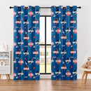 Kids Space Mars Blackout Curtains - 100% Blackout, Thermal Insulated, Noise Reducing,Bring The Cosmos Closer to Kids Room, 2 Panels (Planet Parade, W52×L84) by TinyTreasures Baby Boutique