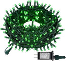 Dazzle Bright Green Christmas String Lights, 100 LED 33 FT Halloween Lights with 8 Modes, Waterproof Christmas Decorations for Indoor Outdoor Holiday Party Home Tree Decor by TinyTreasures Baby Boutique