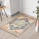 Keen Home Design 2x3 Rug - Machine Washable Entry Rug with Non-Slip Backing, Ideal for Enteryway, Kitchen, Bathroom, Laundry Room - Vintage, Easy Clean, Durable, Low Pile Rug - (2' x 3') by CozyNest Decor