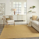 Nourison Home Positano Yellow 9' x 12' Area Rug, Modern, Solid, Indoor/Outdoor, Easy Cleaning, Non Shedding, Bed Room, Living Room, Deck, Backyard by CozyNest Decor